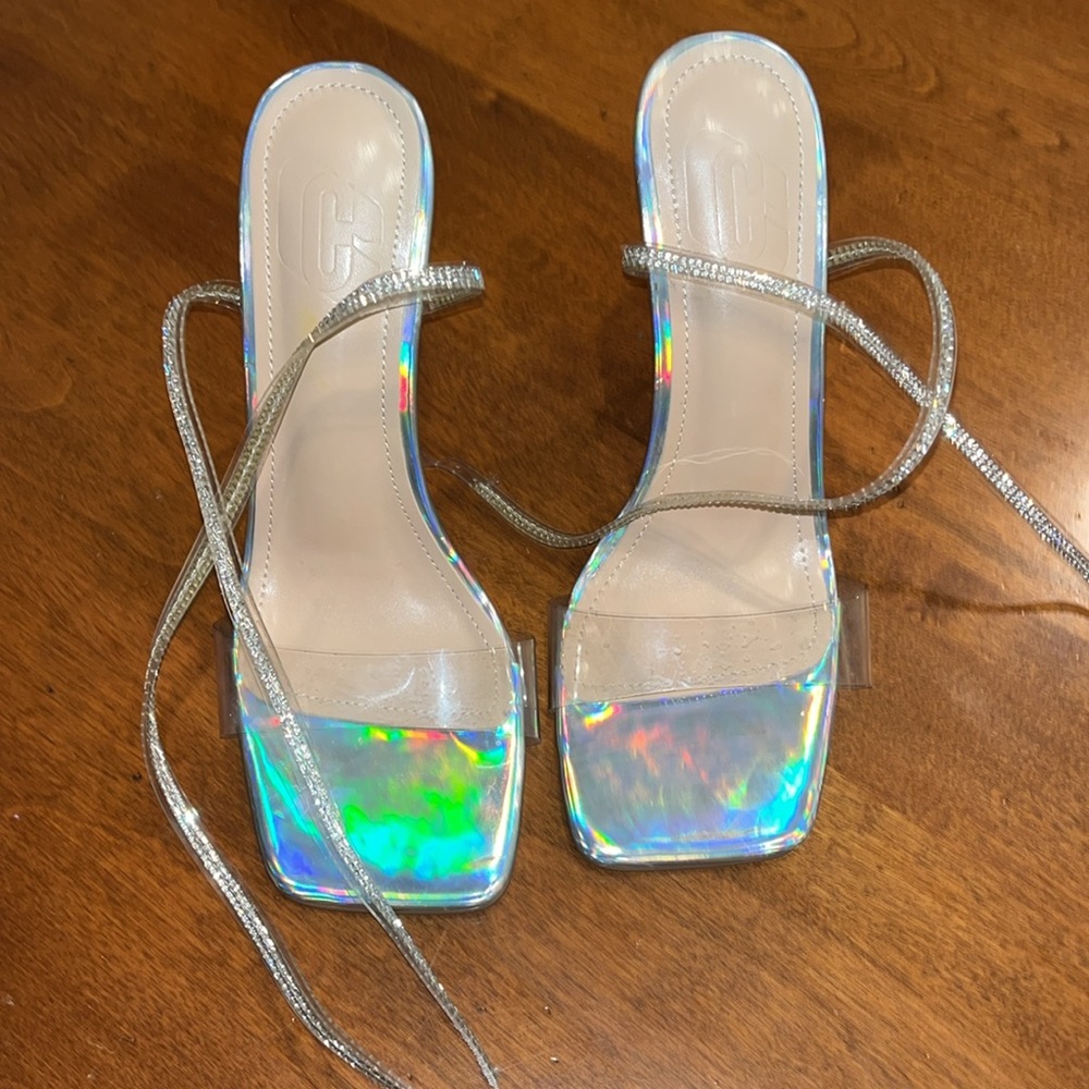 C C Clear high heels size 30 Europe or 8-8.5 US - Picture 3 of 12
